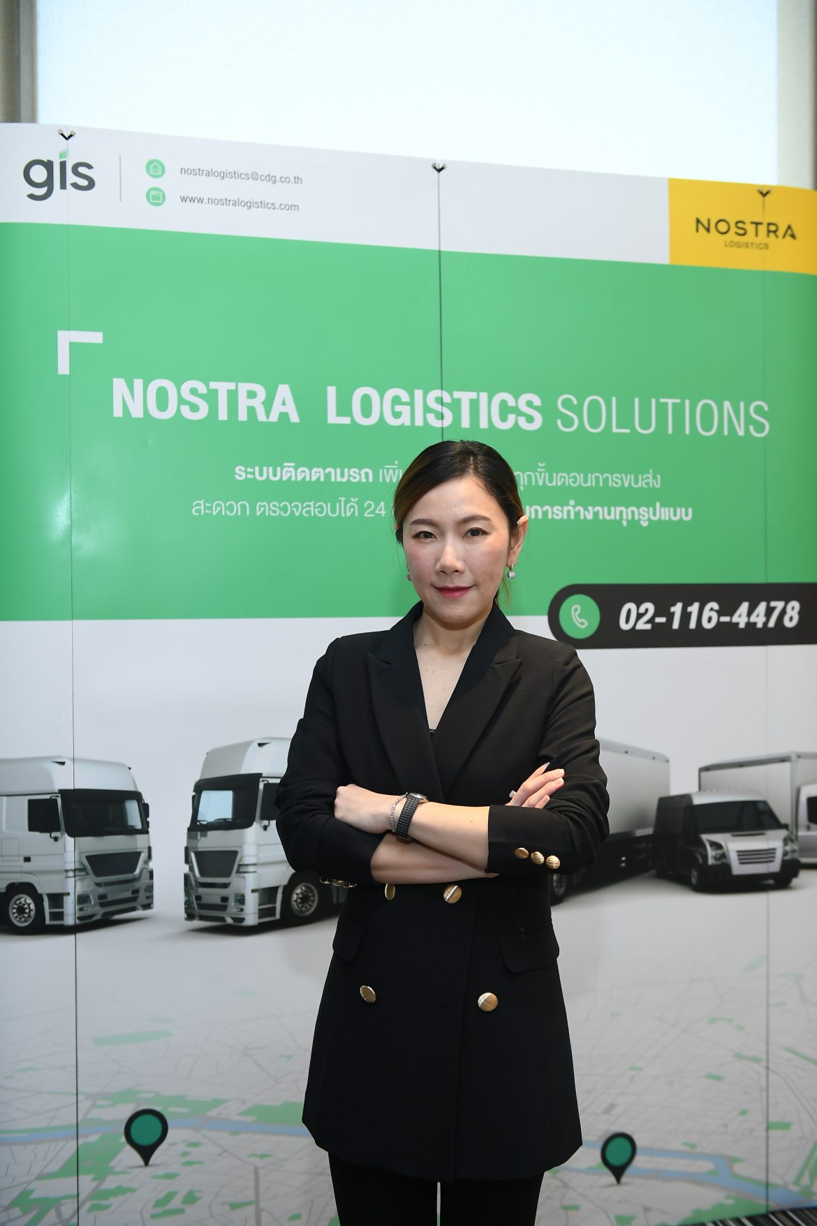 คุณปิยวดี หงษ์ภักดี_บริษัท จีไอเอส จำกัด_2 เปิดตัว “นอสตร้า เทเลเมติกส์” ระบบเชื่อมต่อสื่อสารและควบคุมพฤติกรรมขับรถ