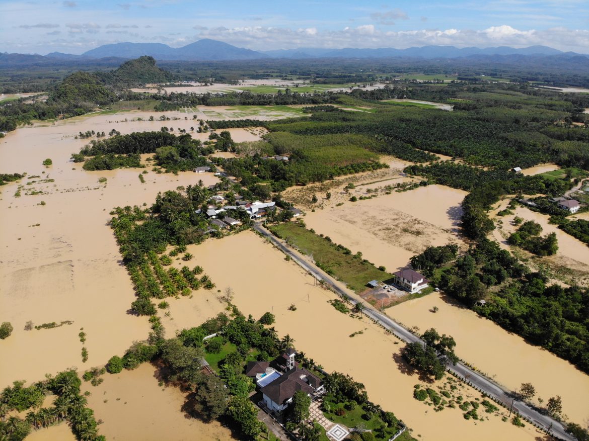 กรมทางหลวง รายงานสถานการณ์น้ำท่วม ประจำวันที่ 20 ธ.ค. 61 จังหวัดตรัง น้ำท่วม 2 แห่ง