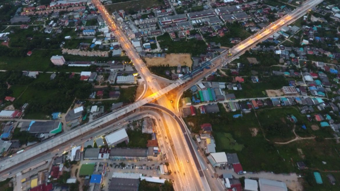 กรมทางหลวง มอบของขวัญปีใหม่ก่อสร้างทางแยกต่างระดับห้าแยกน้ำกระจาย จ.สงขลา  แล้วเสร็จ