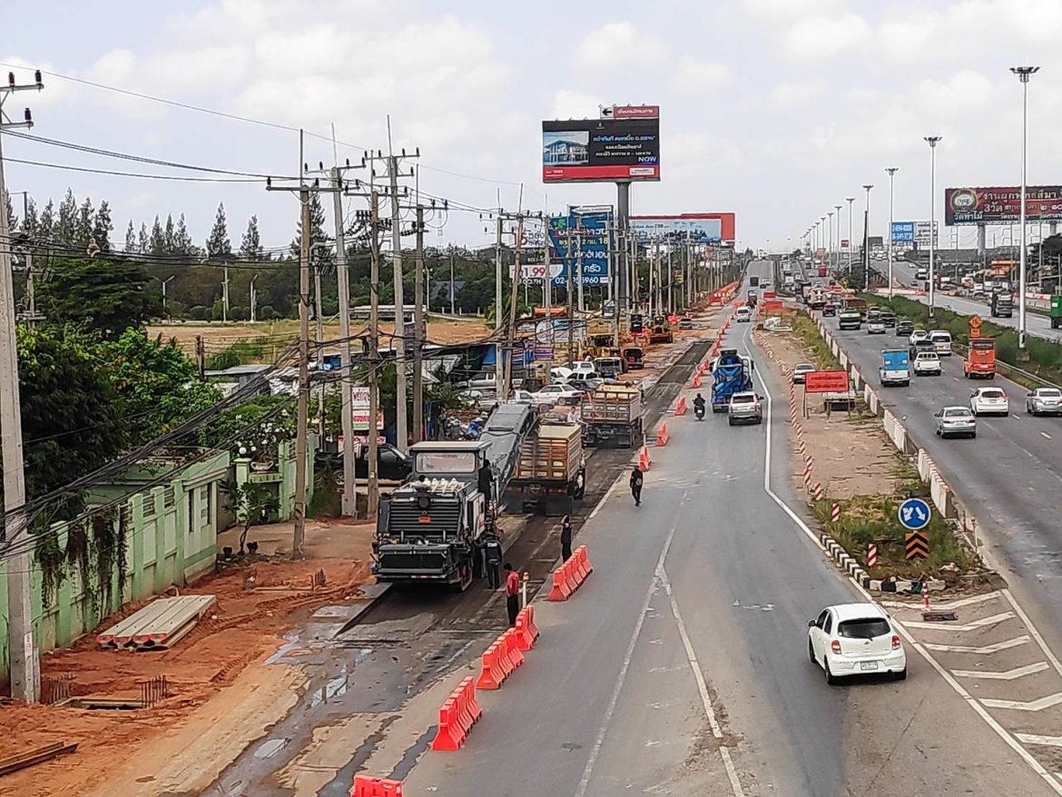 ทางหลวงแจ้งปิดการจราจรทางหลวงหมายเลข 35 (ถนนพระราม 2)