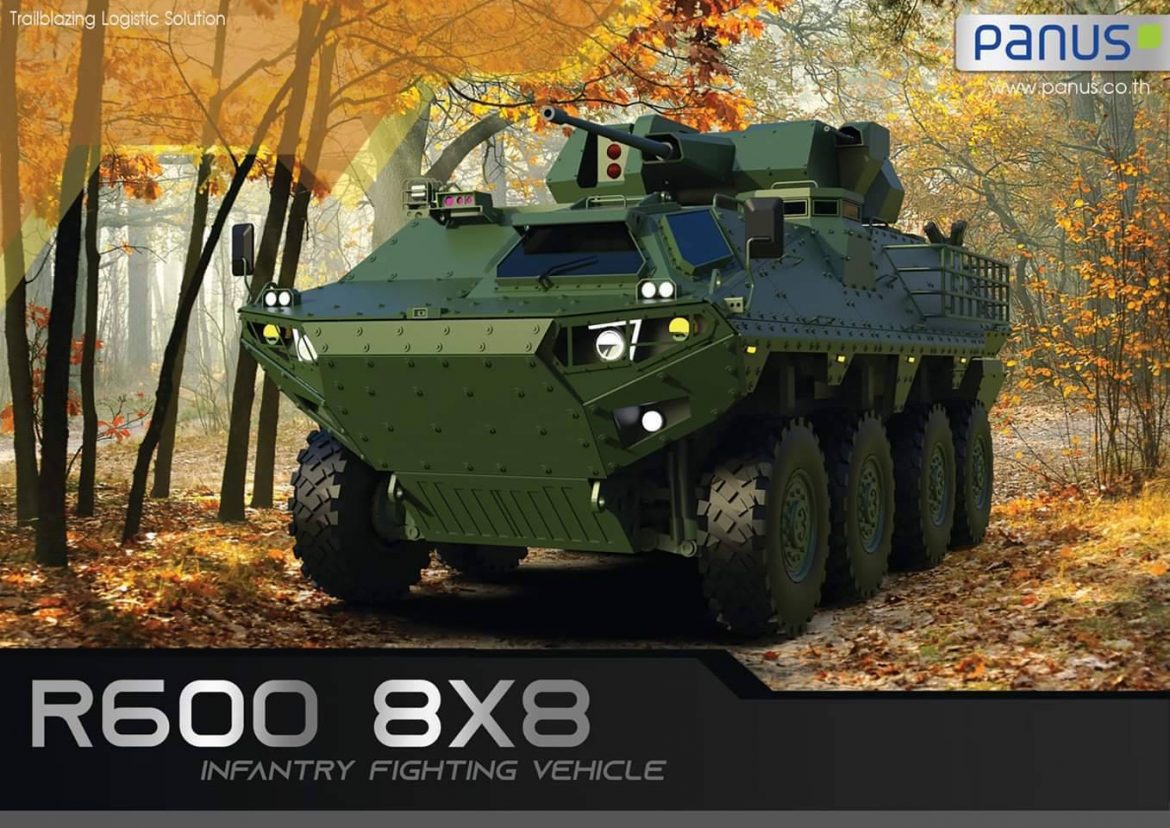 สุดทึ่ง!รถเกราะล้อยาง 8X8 R600 จากค่าย Panus ‘8X8แบบแรก’สร้างในประเทศโดยฝีมือคนไทย