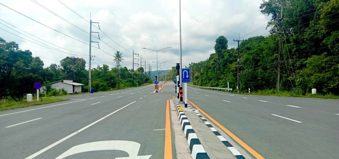 กรมทางหลวง ขยายถนน 4 เลน ‘ตราด – หาดเล็ก’ เสร็จแล้ว รองรับโลจิสติกส์ ‘ไทย-กัมพูชา’