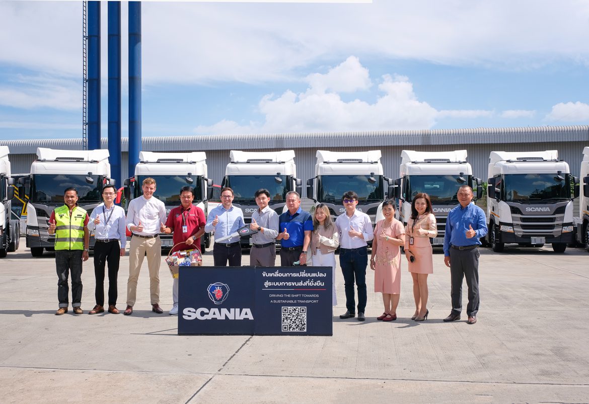 บิ๊กล็อต!’สแกนเนีย’ส่งมอบหัวลาก P360 จำนวน 12 คัน
